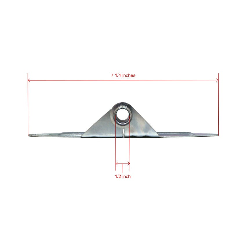 Earthtec Garage Door Parts 18 GA Narrow Body Hinges - 18 Guage # 1 - Image 2